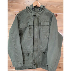 Territory Ahead Cargo Utility Jacket Men XL Outdoor Rugged Adventure Stain Read